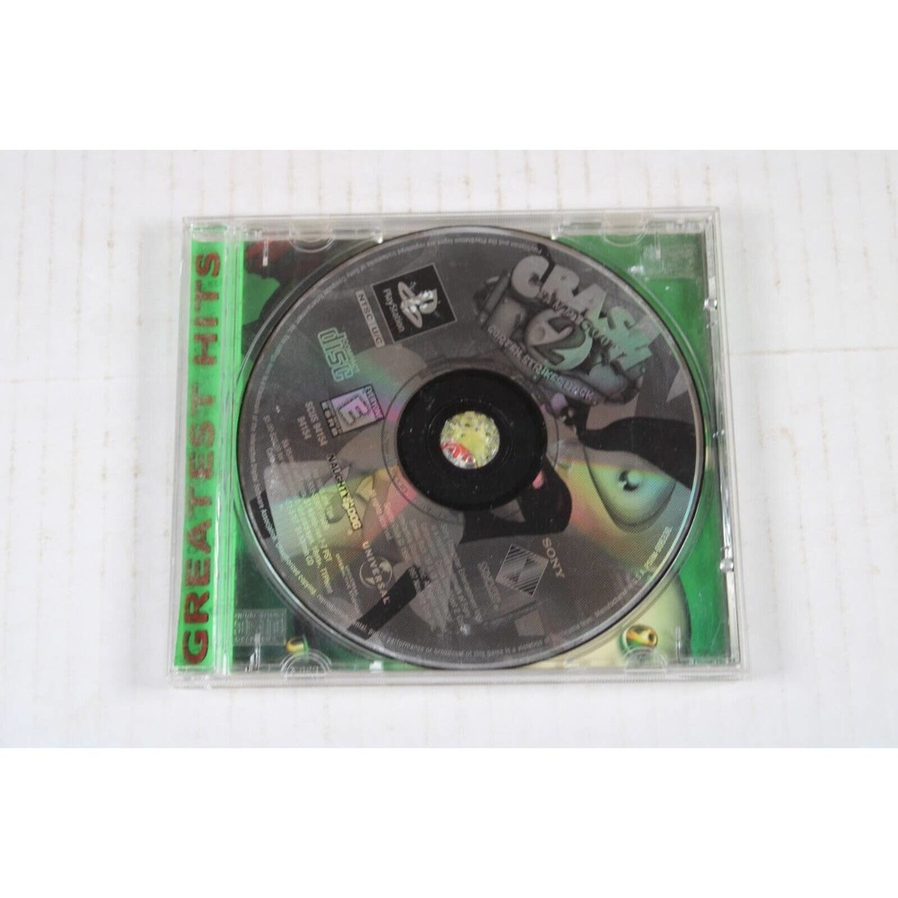 Crash Bandicoot 2: Cortex Strikes Back Greatest Hits (Sony Playstation 1, PS1)